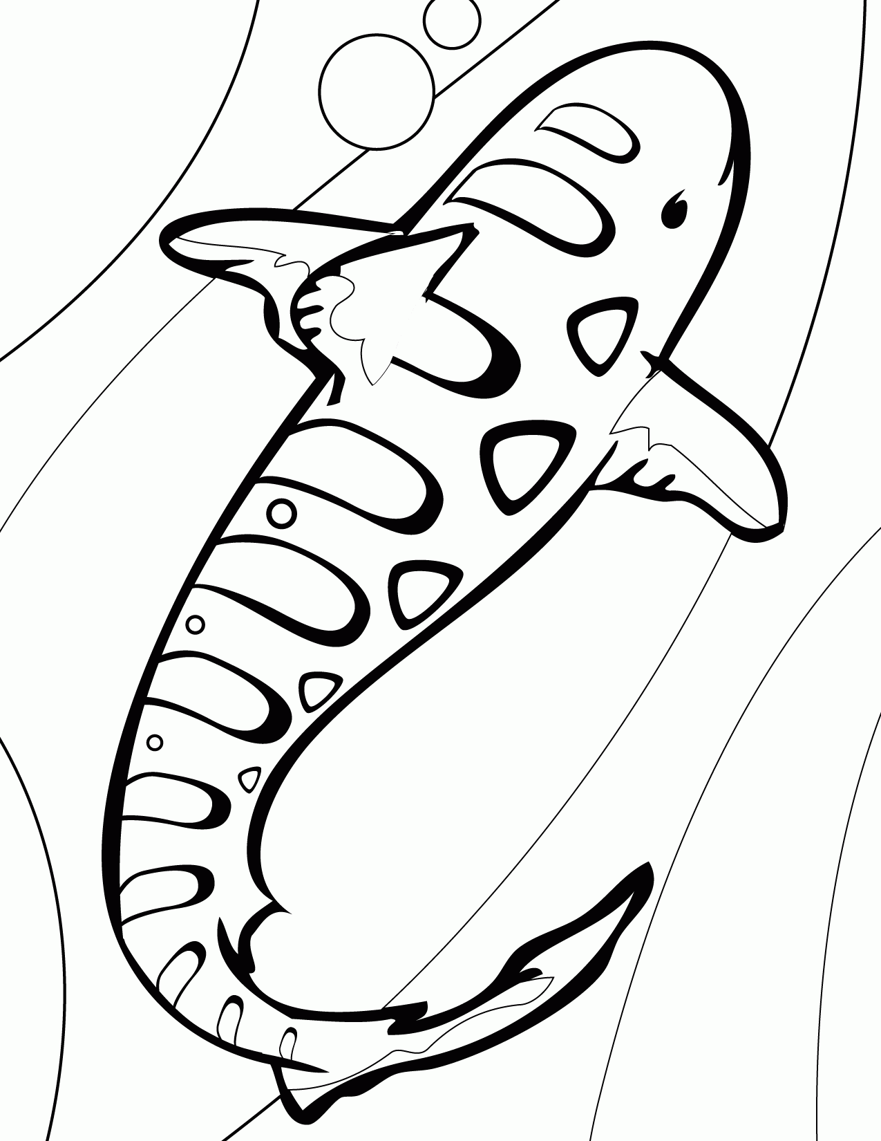 Sharks Coloring Pages - Handipoints