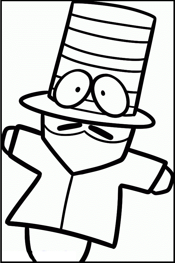 Draw Mr Hat South Park Coloring Pages For Kids #fKa : Printable ...