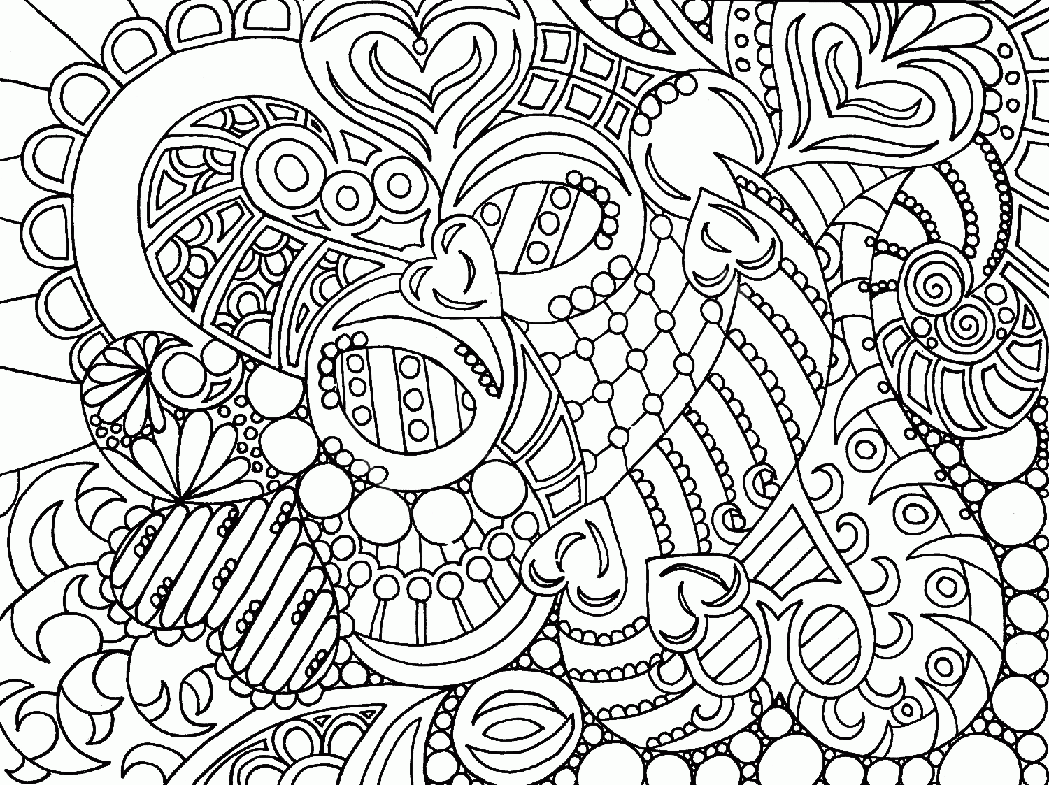 Adult Pattern Coloring Pages Printable - Coloring Pages For All Ages