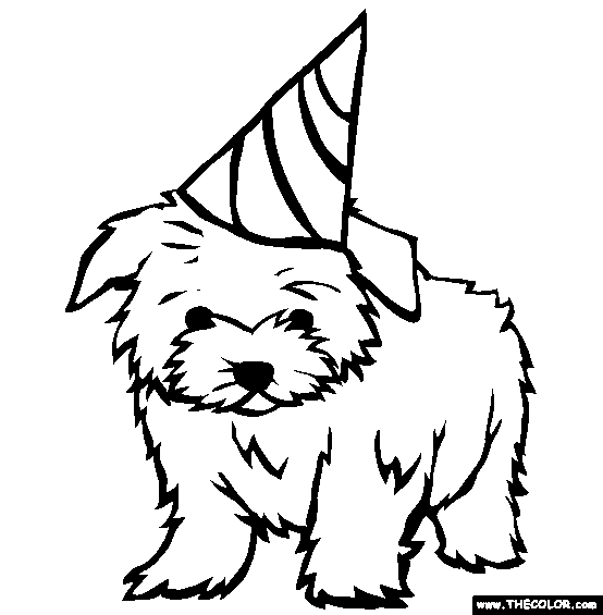 Dogs Online Coloring Pages