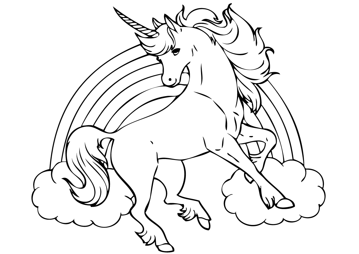 Cute Unicorns Coloring Pages   Coloring Home