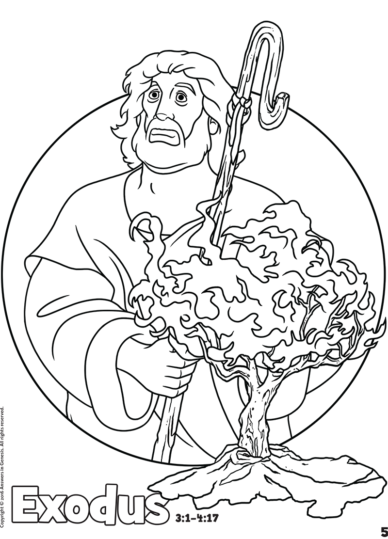 Download Exodus Free Bible Book Coloring Pages In .pdf Format | Bible ... - Coloring Home
