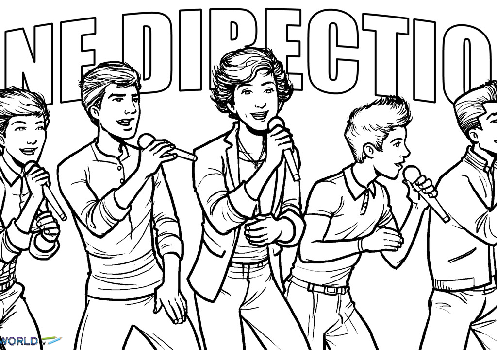 One Direction One Thing Colouring Pages | Coloring pages for girls ...