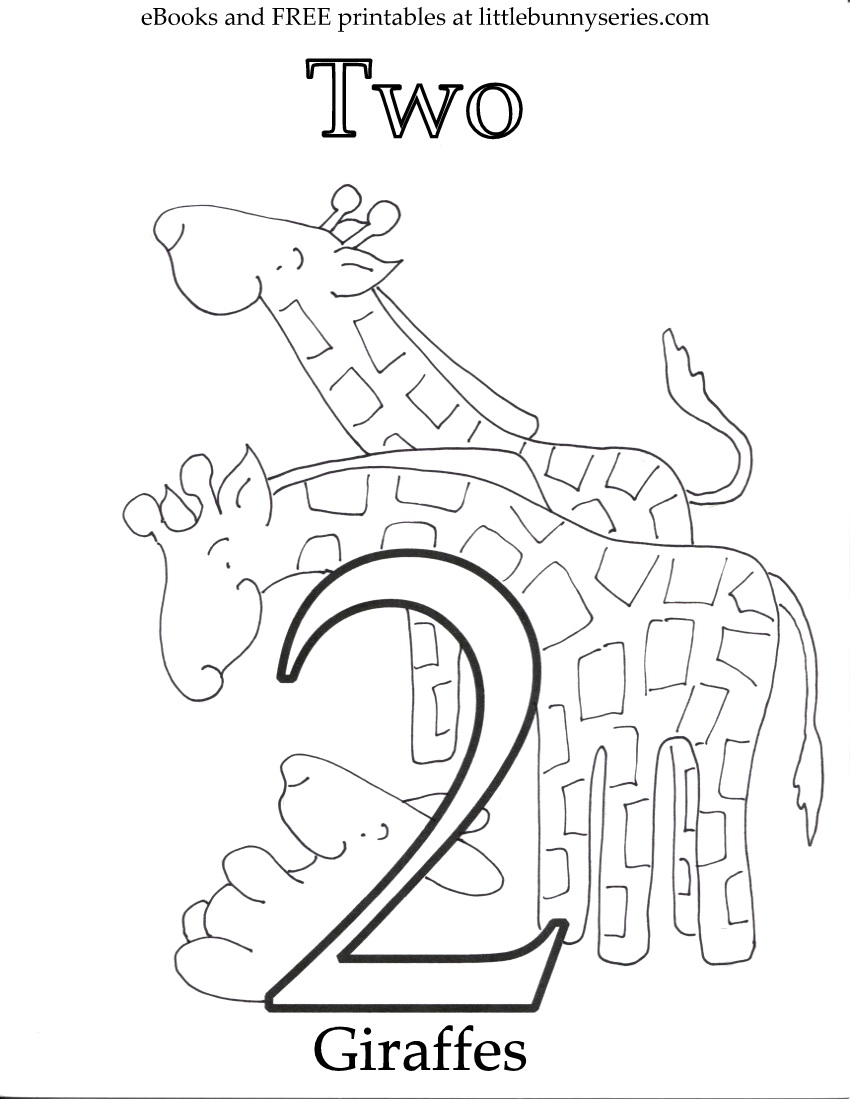 Number 2 Coloring Page at GetDrawings | Free download