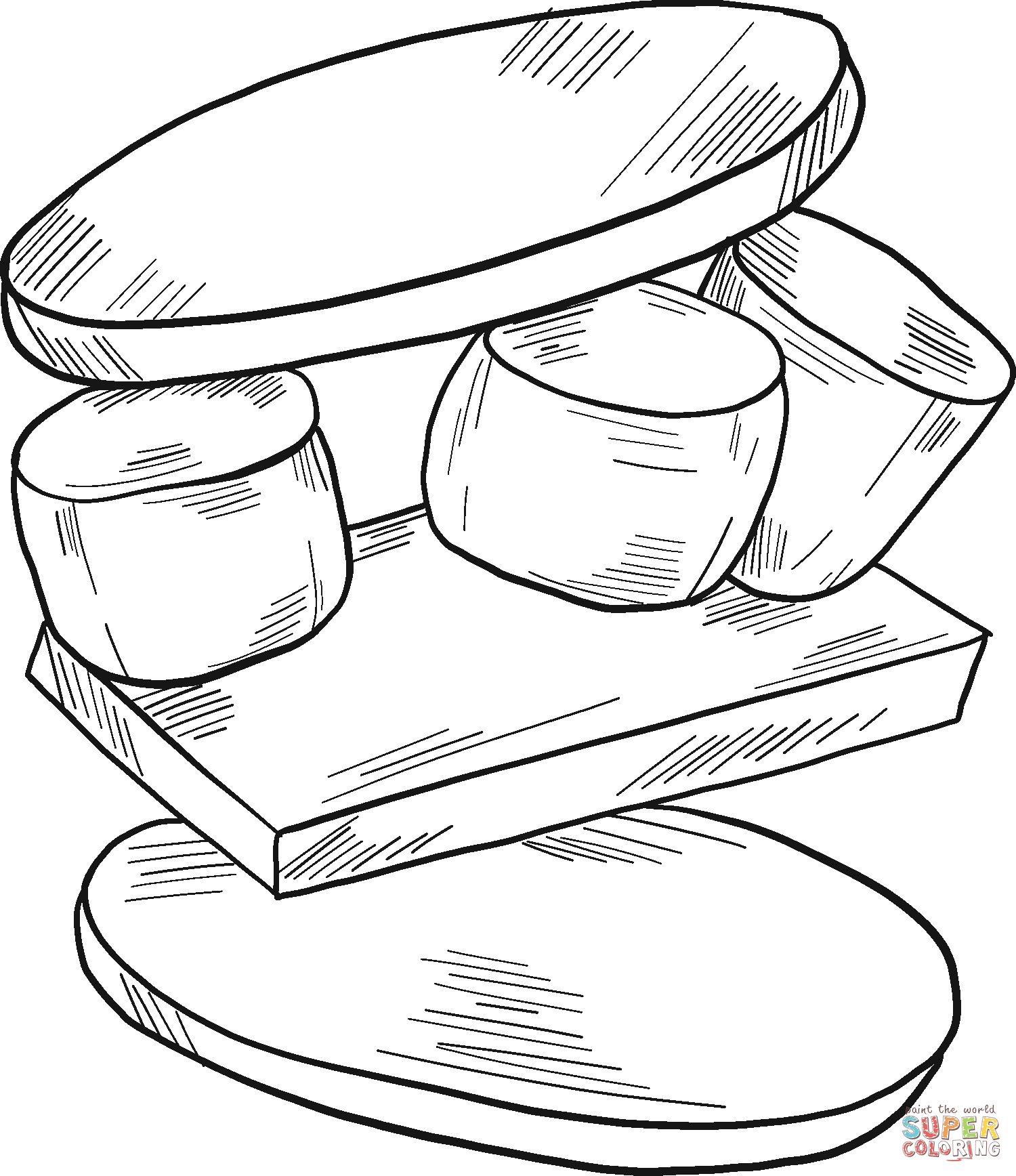 Smore Coloring Page Free Printable Coloring Pages Coloring Home