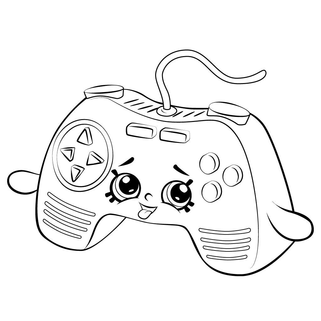 Video Game Coloring Pages - Best Coloring Pages For Kids | Shopkins colouring  pages, Cute coloring pages, Shopkin coloring pages