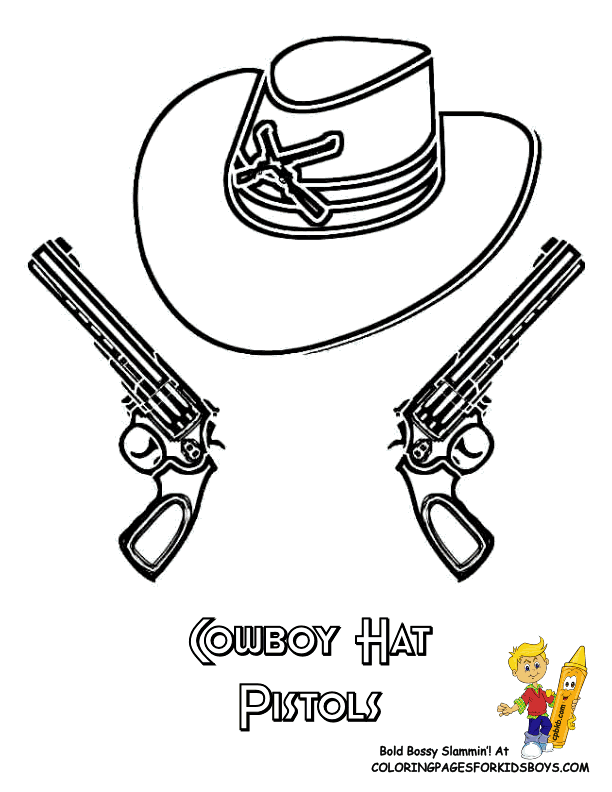 Ride'em Cowboy Coloring | Free | Coloring For Kids | Westerns ...