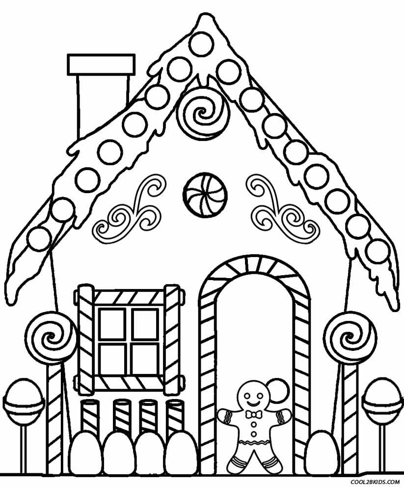 Gingerbread houses, Gingerbread and Coloring pages