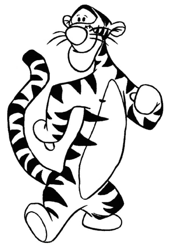 Winnie The Pooh And Tigger Coloring Pages - Coloring Home