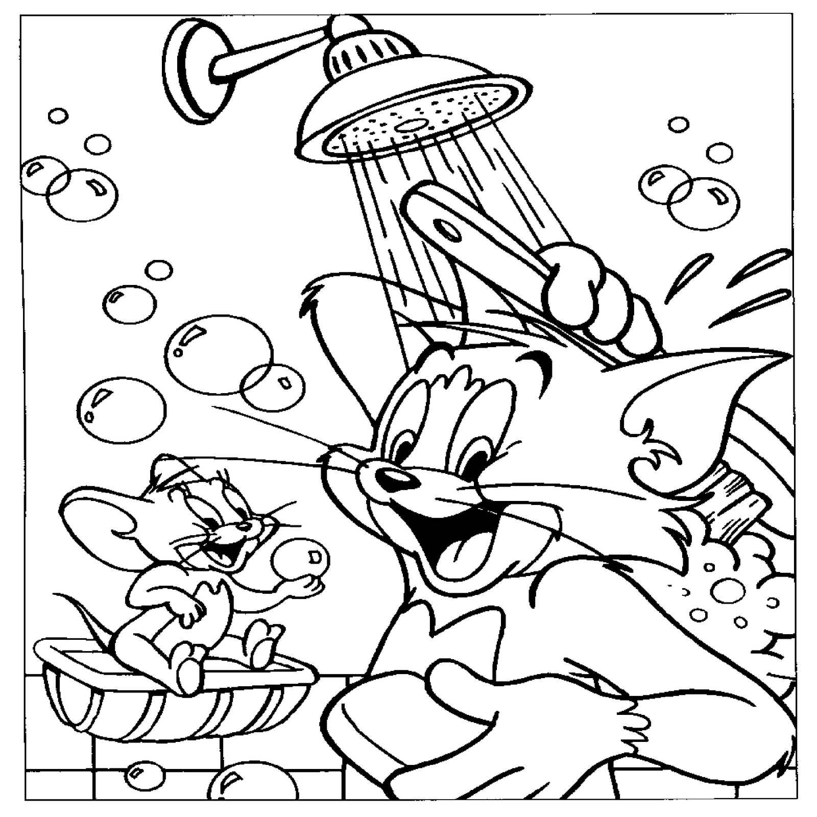 coloring pages tom and jerry | Kids Activities