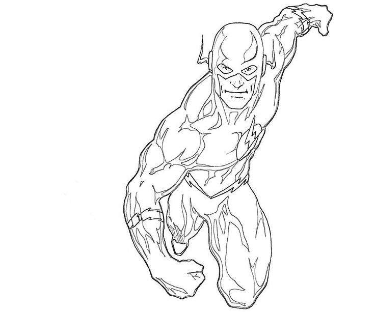 Flash - Coloring Pages for Kids and for Adults