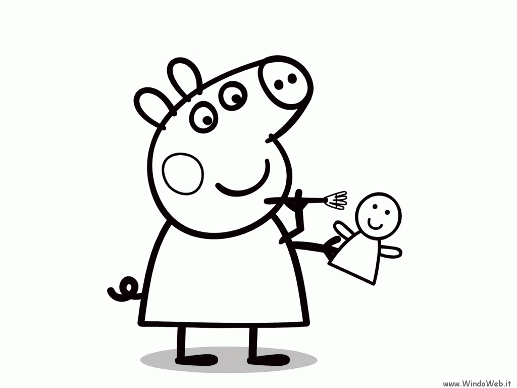 Peppa Pig Coloring Pages For Kids - Coloring Home