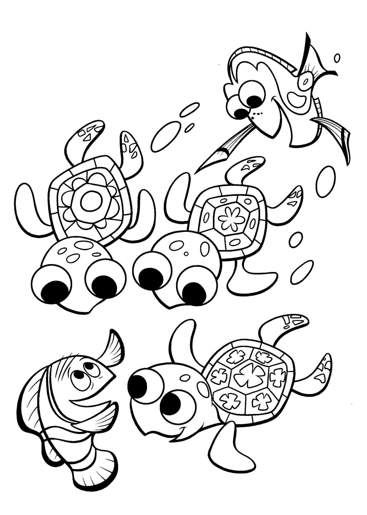 46 Awesome Finding Nemo Coloring Pages - VoteForVerde.com