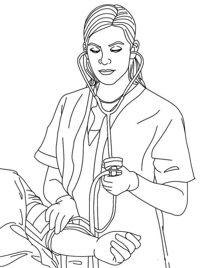Nurse Coloring Pages - Best Coloring ...bestcoloringpagesforkids.com