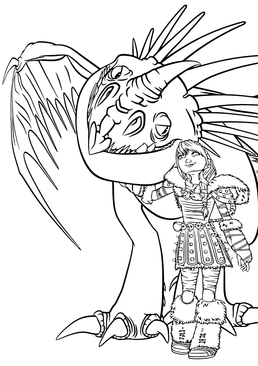 Stormfly Coloring Pages - Coloring Home