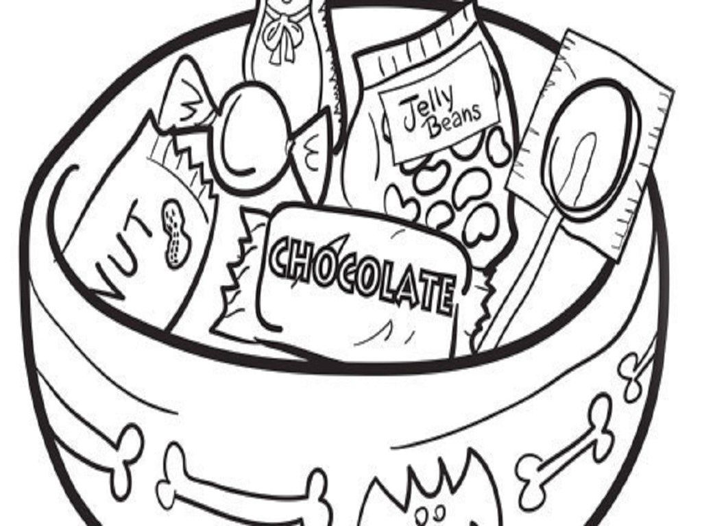 Chocolate Coloring Pages - Free Printable Coloring Sheets