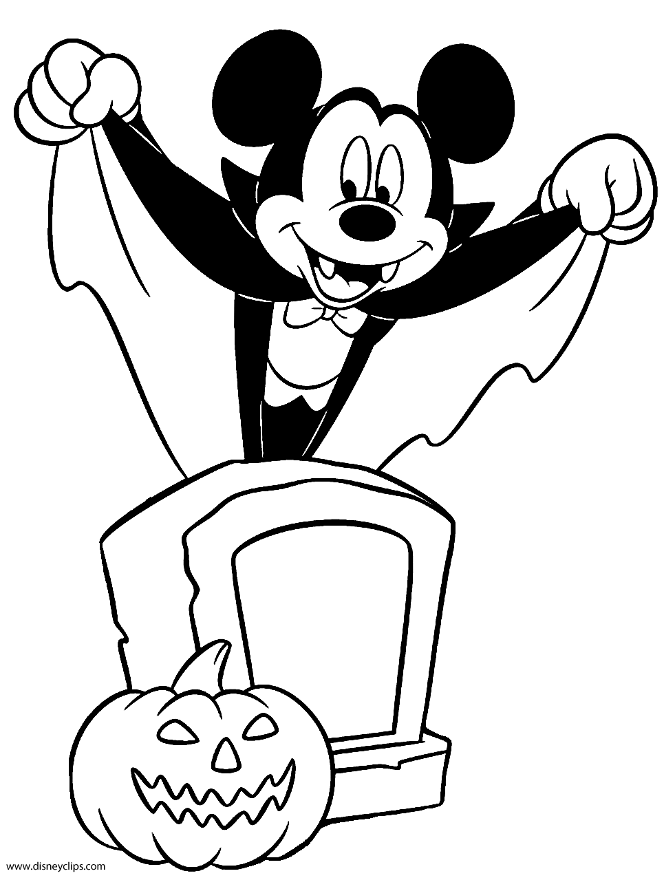 halloween mickey mouse coloring pages  coloring home