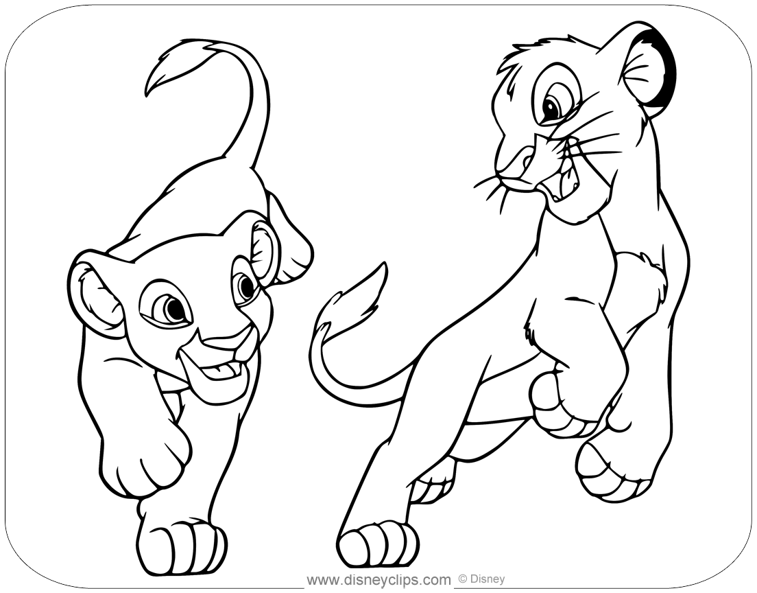 Nala Pages Coloring Pages