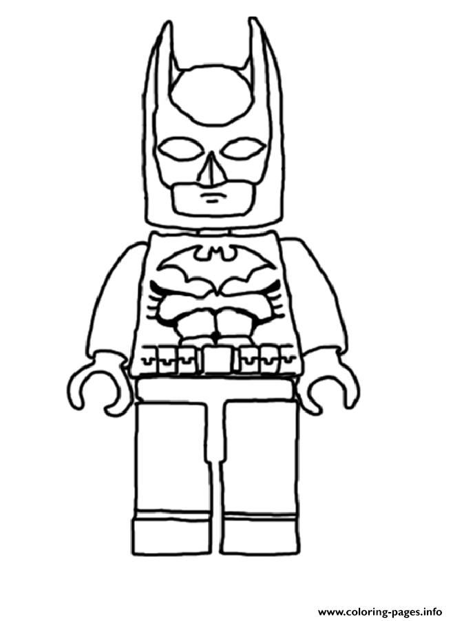Print simple batman lego movie 2016 Coloring pages