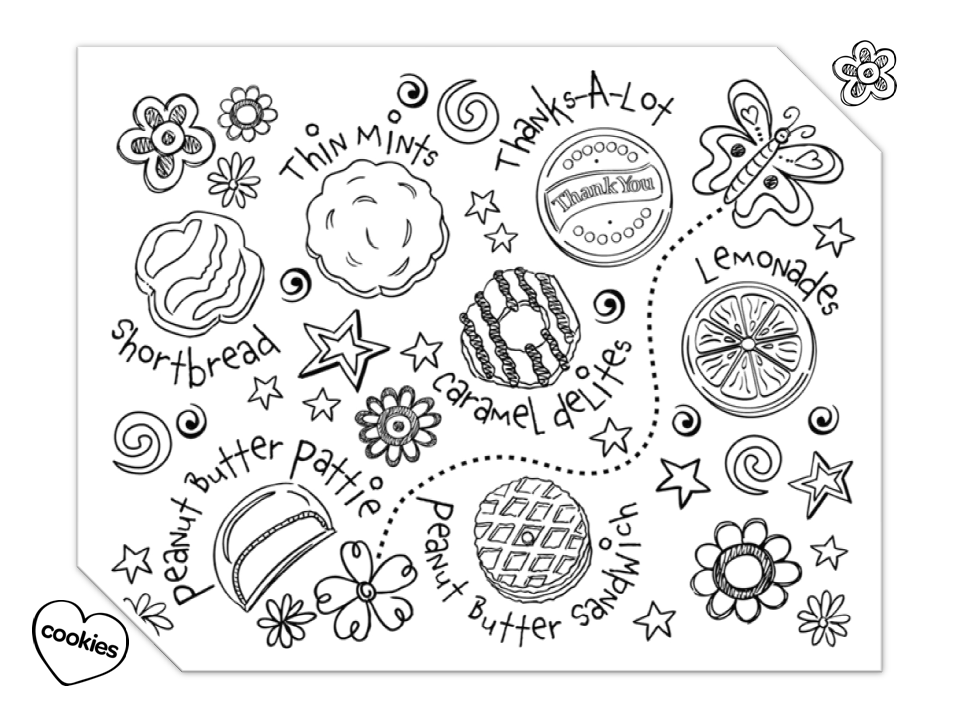 click the daisy girl scout coloring pages to view printable ...