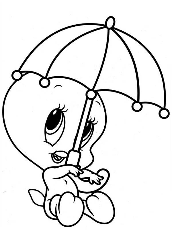 Free Coloring Pages Of Baby Tweety Bird High Quality Coloring Pages