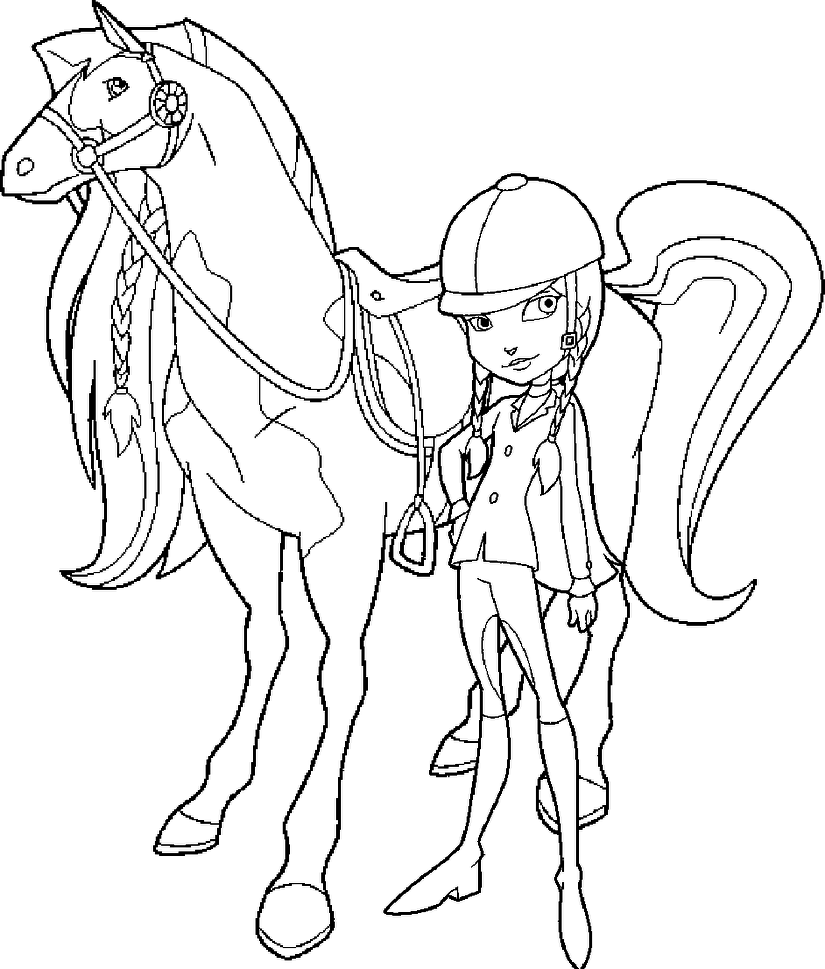 Horseland Coloring Pages - Bestofcoloring.com