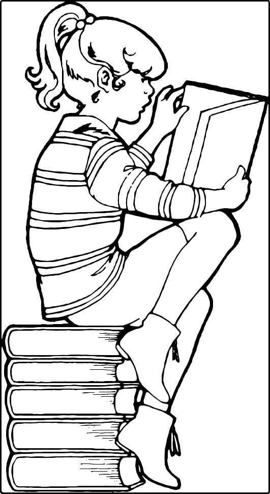 Best Book Ever Coloring Page - Coloring Pages For All Ages