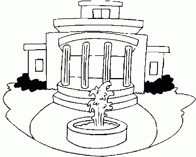 Coloring Pages Of The White House