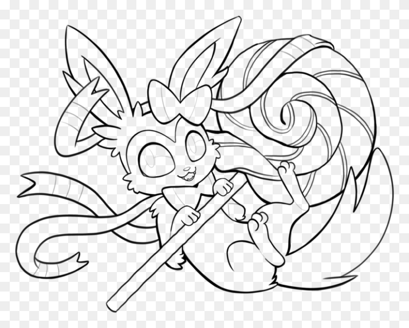 Pokemon Coloring Pages Sylveon All Eevee Evolutions Sylveon Coloring Pages,  Gray, World Of Warcraft HD PNG Download – Stunning free transparent png  clipart images free download
