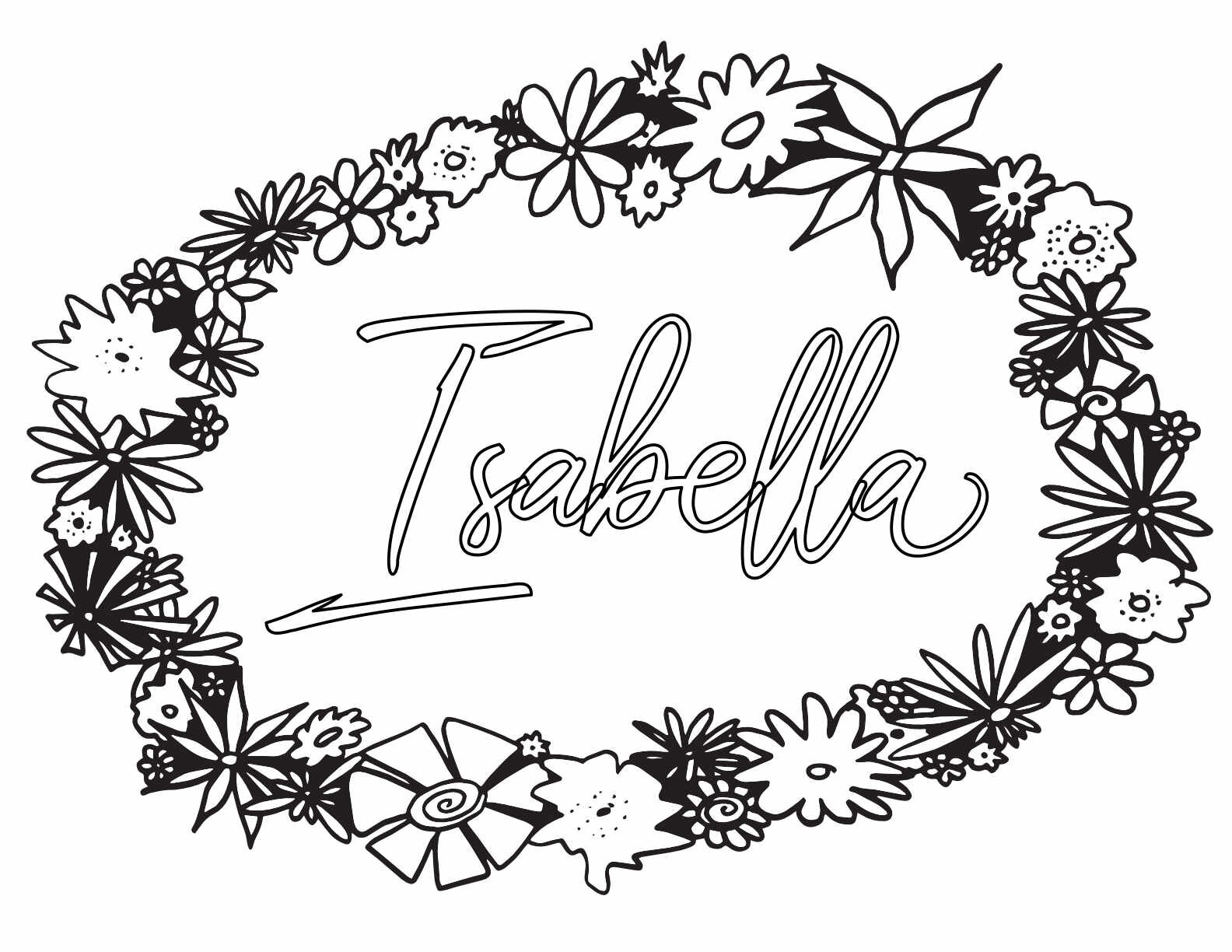 20 Isabella Coloring Pages   Free Printables — Stevie Doodles Free ...