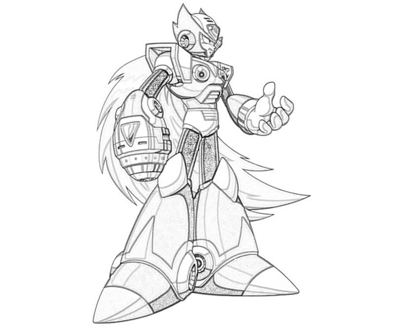 Megaman X - Coloring Pages for Kids and for Adults