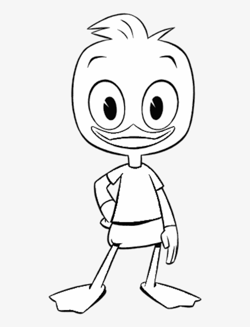 Dewey Ducktales Coloring Page - Duck Tales Coloring Pages ...