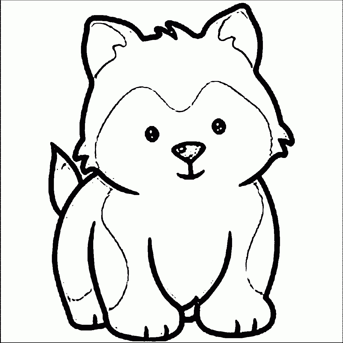 Bathroom : Fabulous Christmas Puppy Coloring Pages Husky Sheet ...