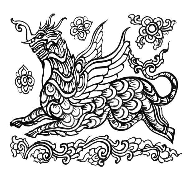 PRINTABLE COLORING PAGES FOR ADULTS: 7 Asian traditional art adult ...