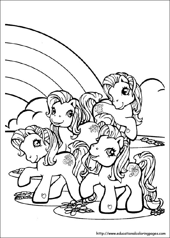 My Litte Pony Coloring Pages Coloring Home