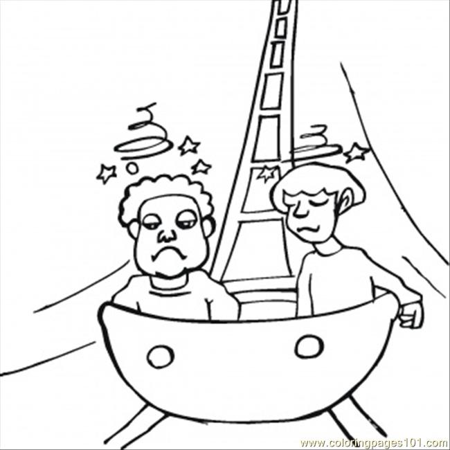 Roller Coaster Coloring Page - Free Others Coloring Pages ...