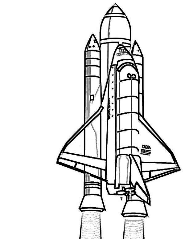 Spaceship #140489 (Transportation) – Printable coloring pages