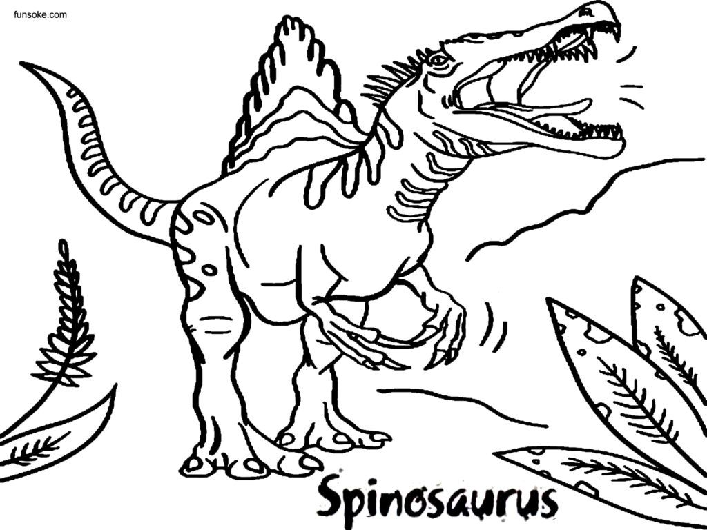 spinosaurus colouring pages free in 2021 | Spinosaurus, Colouring pages, Coloring  pages