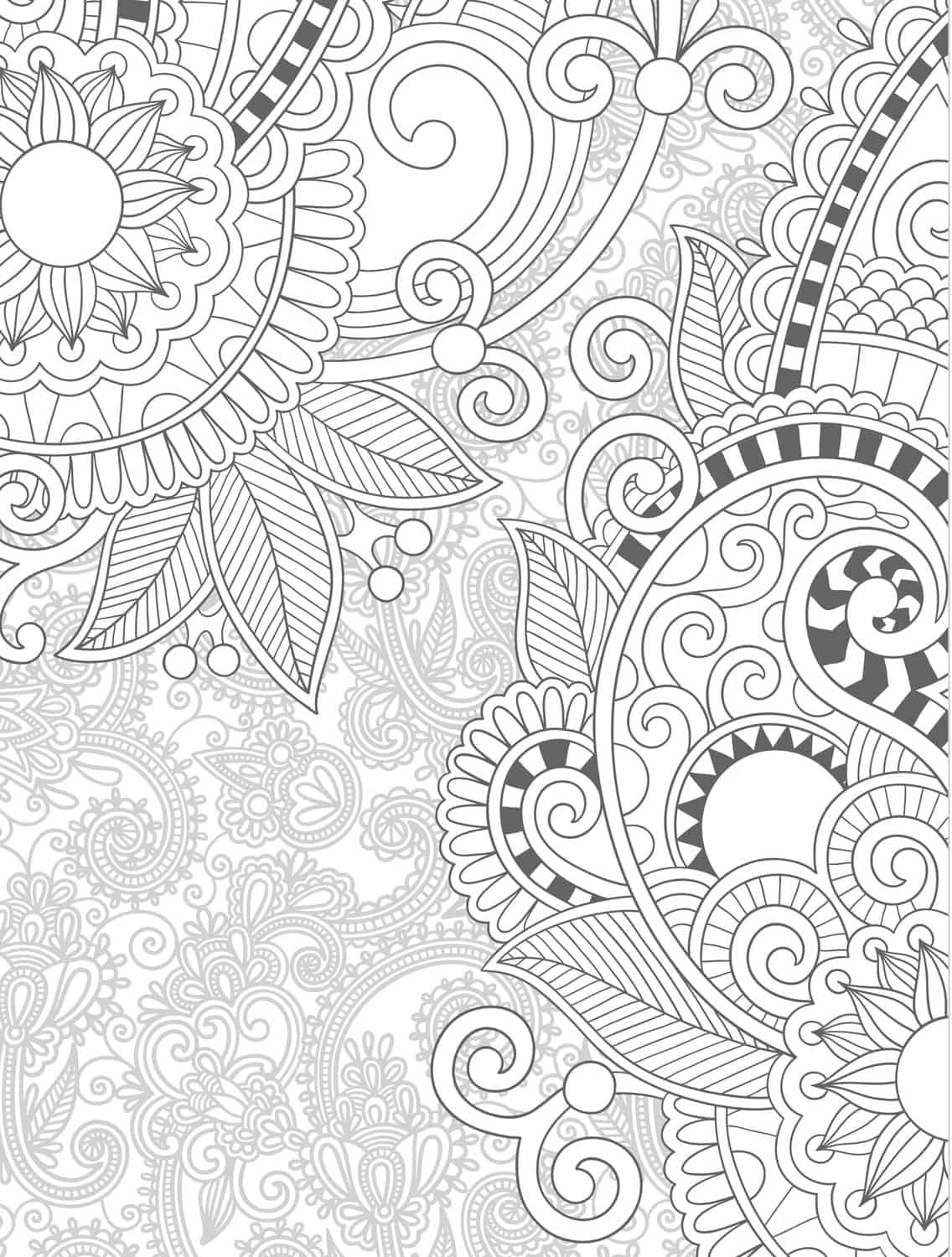 24 More Free Printable Adult Coloring Pages - Nerdy Mamma