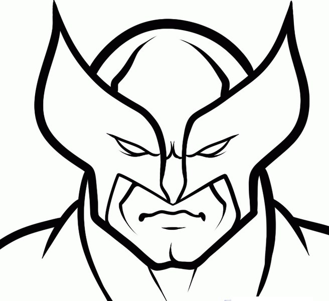 Coloring page Wolverine 1