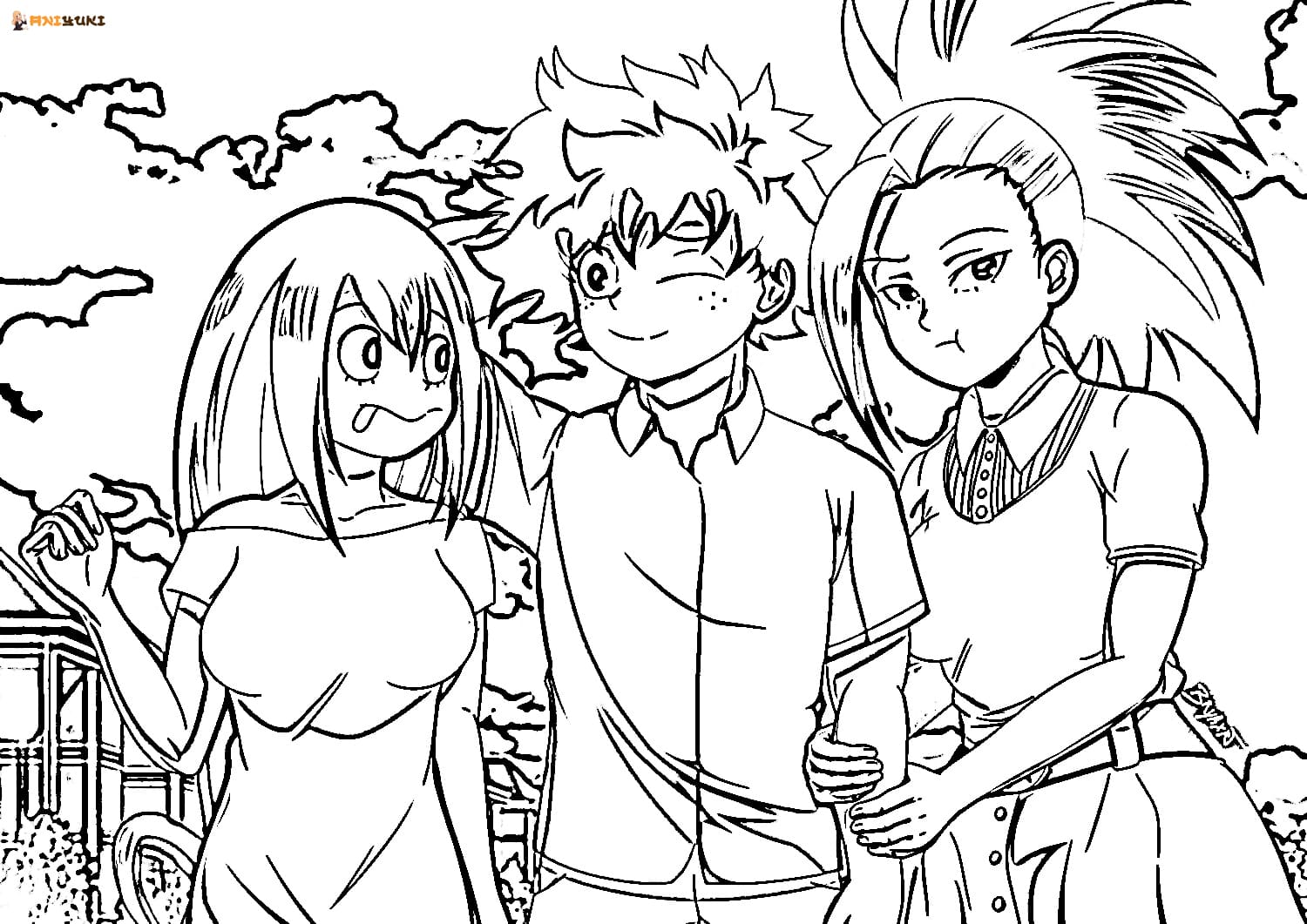 My Hero Academia coloring pages - Free coloring pages