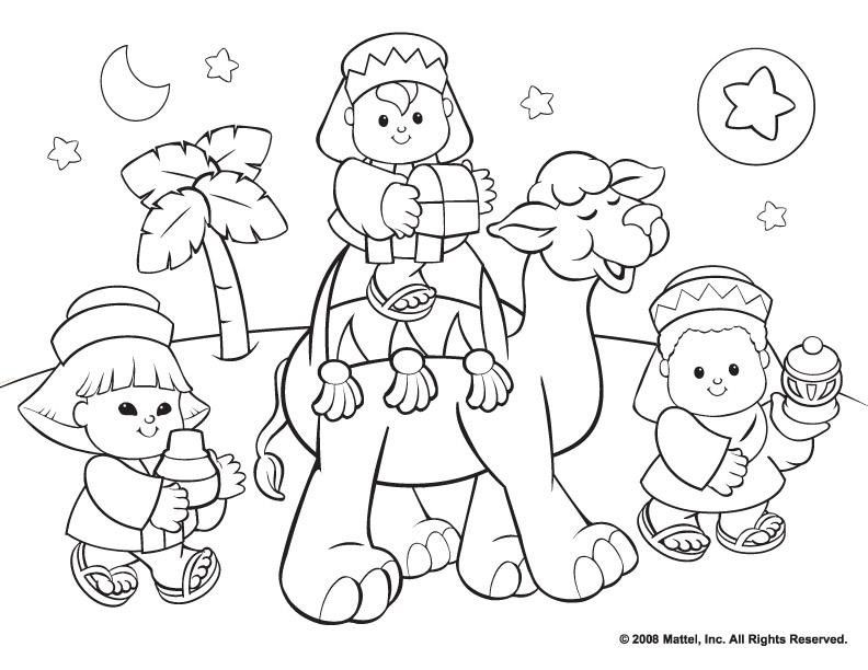 Christian Christmas Coloring Pages For Kids - CartoonRocks.com