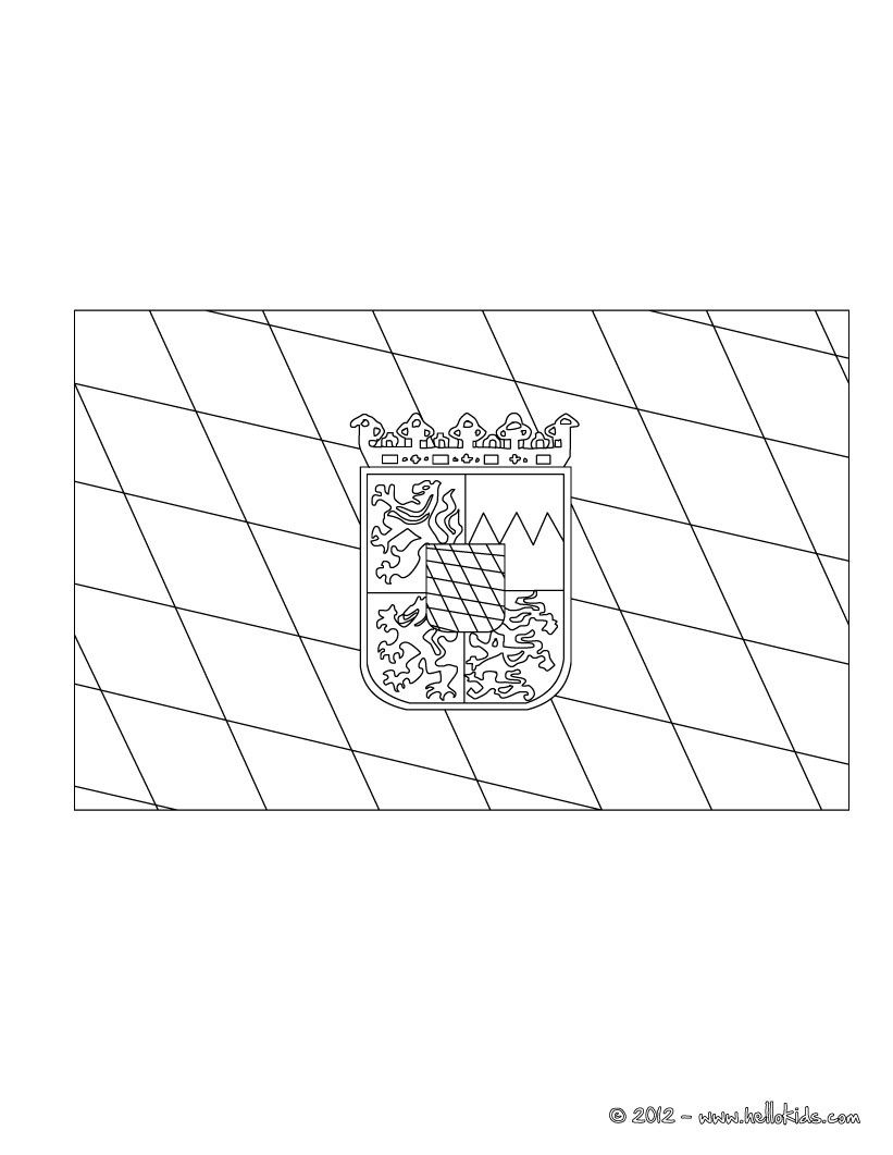 GERMAN STATE FLAGS coloring pages : 16 free online coloring books ...