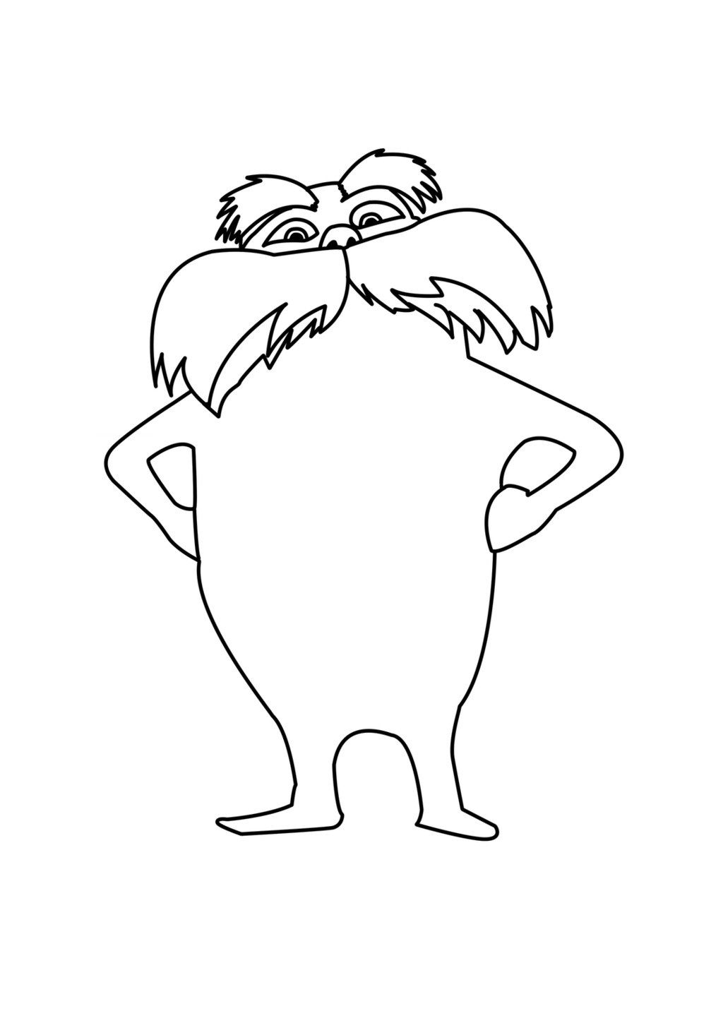 Dr. Seuss The Lorax Trees Coloring Pages Coloring Pages