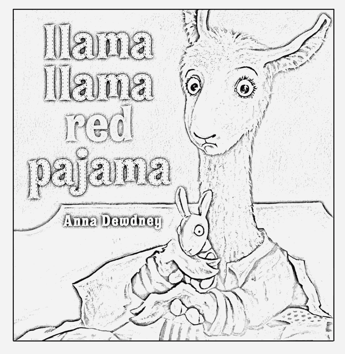 Llama Llama Misses Mama Coloring Pages
