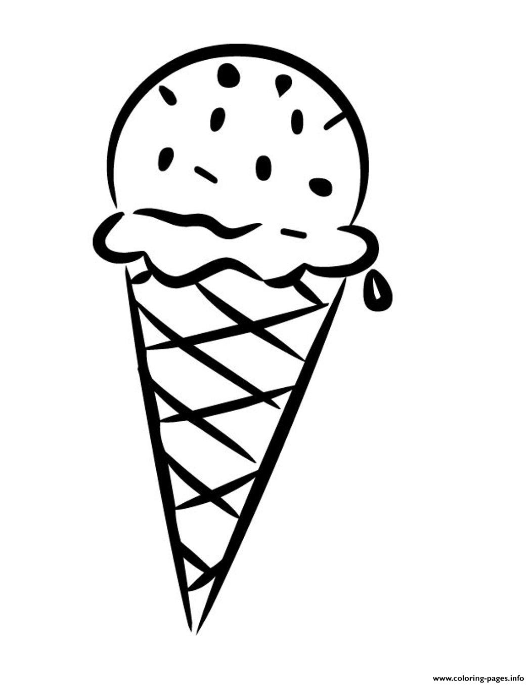Kids Ice Cream S033f Coloring Pages Printable