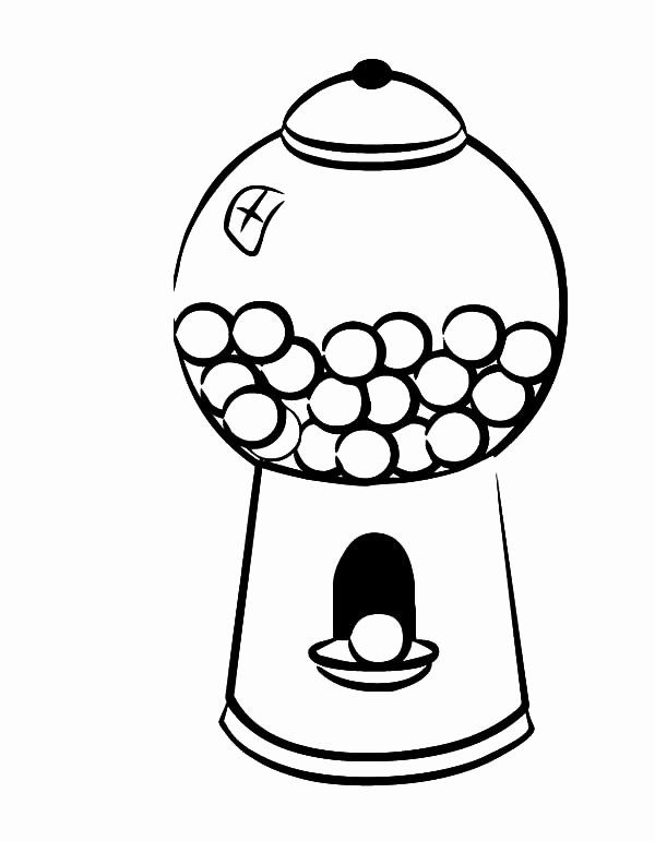 Gumball Machine Coloring Page Elegant Gumball Machine Coloring Page at  Getcolorings | Gumball machine, Coloring pages, Coloring pages inspirational