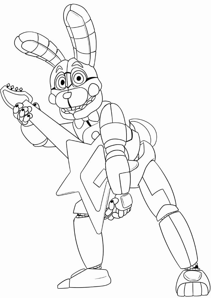 Funtime Foxy Coloring Page Elegant Funtime Bonnie | Fnaf coloring pages, Coloring  pages inspirational, Flag coloring pages