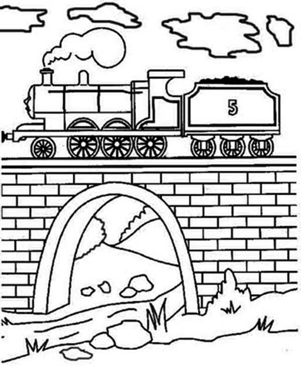 Bridge #62976 (Buildings and Architecture) – Printable coloring pages