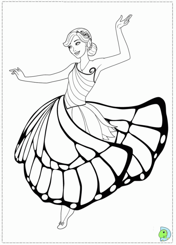 Fairy Princess - Coloring Pages for Kids and for Adults